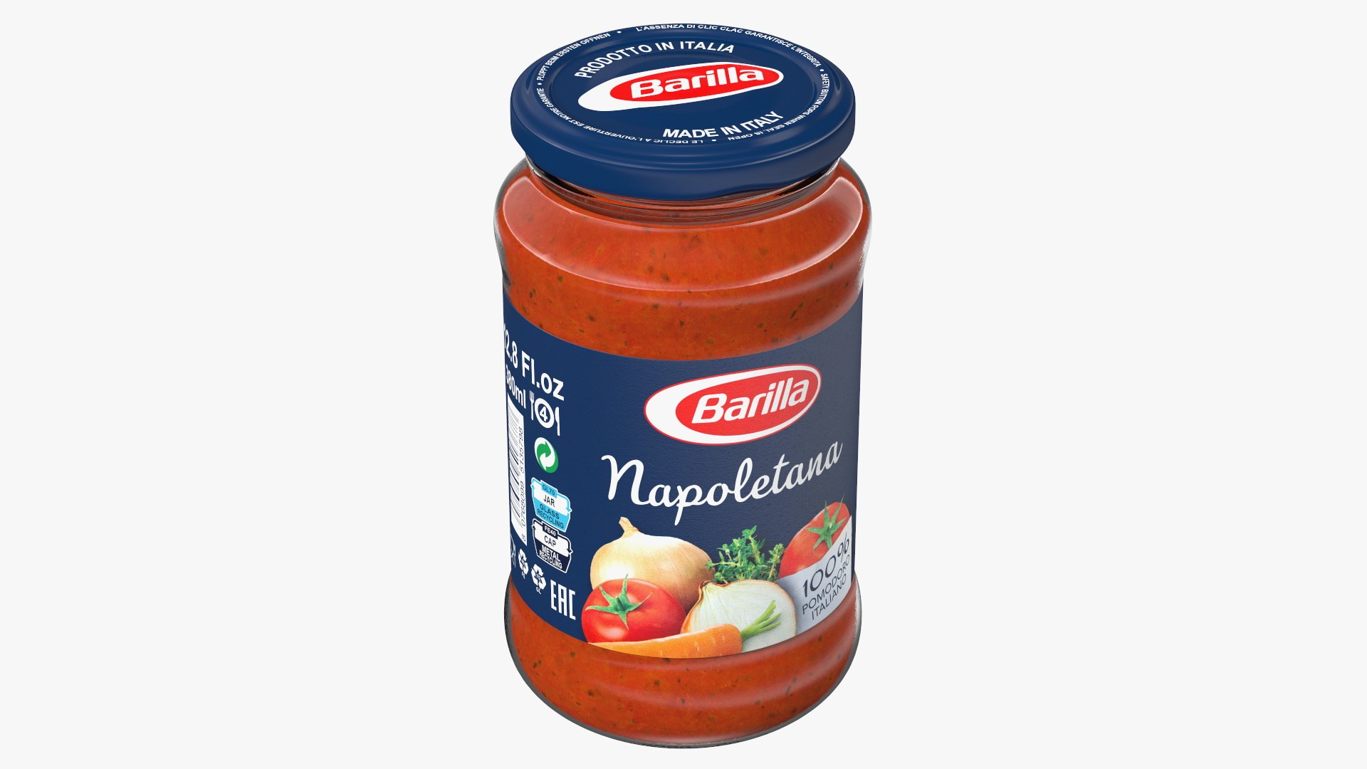 Barilla Napoletana Sauce 12oz 3D model preview