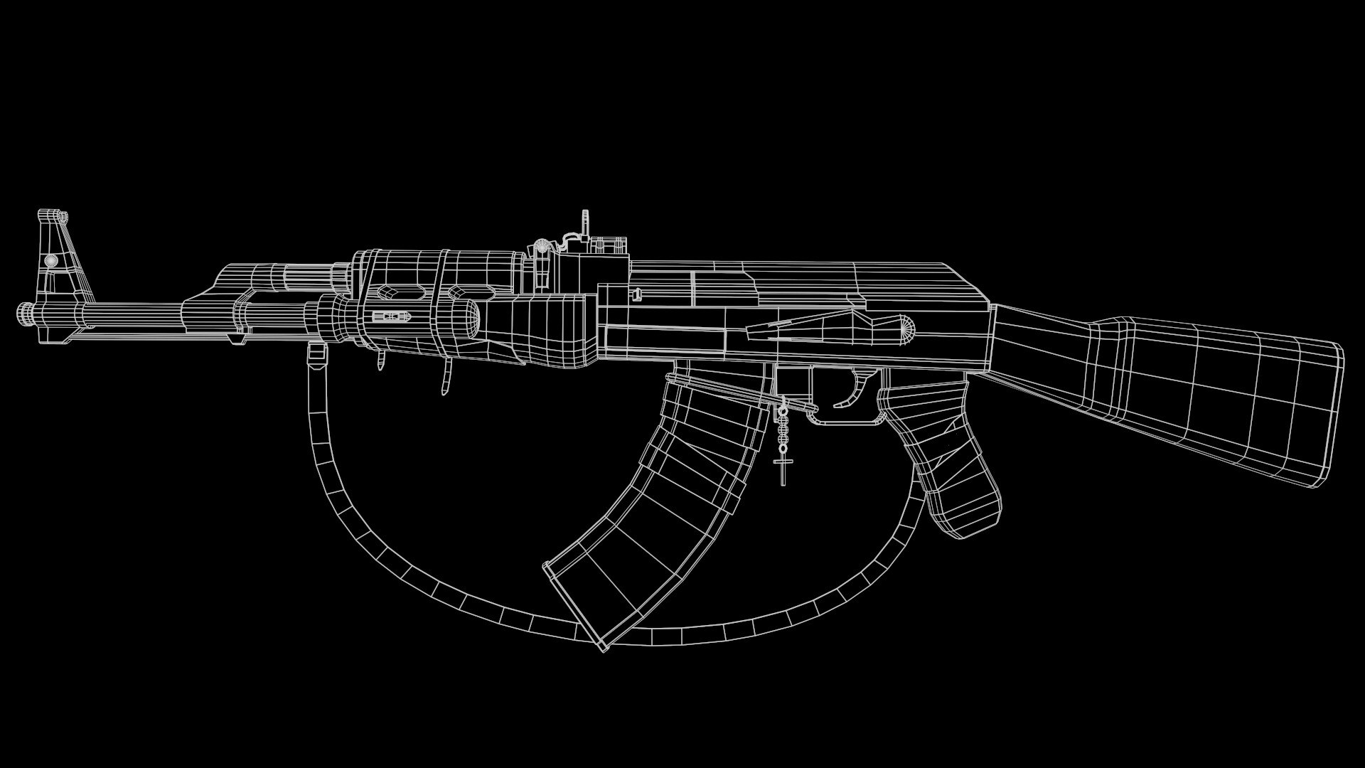 Ak 47 3d Model Turbosquid 1770171 5493