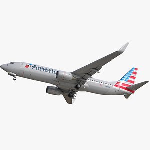 Boeing 737-800 American Airlines 3D model