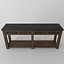 EARLY 20TH C. ZINC-TOP MERCANTILE CONSOLE