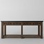 EARLY 20TH C. ZINC-TOP MERCANTILE CONSOLE