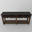 EARLY 20TH C. ZINC-TOP MERCANTILE CONSOLE