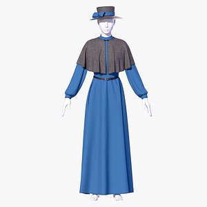 Victorian Dress 3D