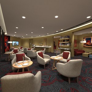 VIP Lounge 3D model