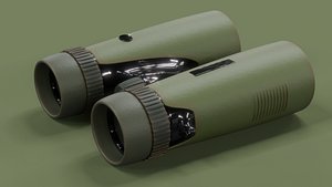 Modern Compact Binoculars Realistic 3D Model PBR Game Ready