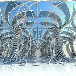 Futuristic Architectural Interior 21
