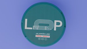 3D Loop Jalepeno Lime model