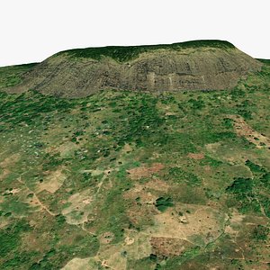 Mount Lico Zambezia Province Mozambique 3D model