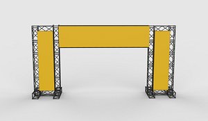 3D model Festival Gate 02 3D model