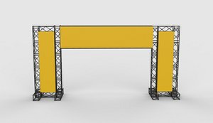 Festival Gate 02 3D model