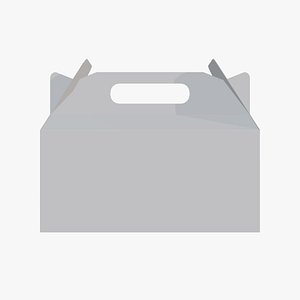 Package Display Box - Geometry Only No Textures No Materials 3D