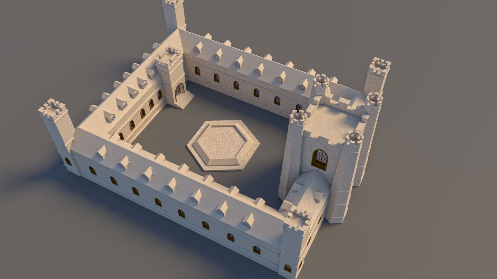 3D old court - TurboSquid 1342590