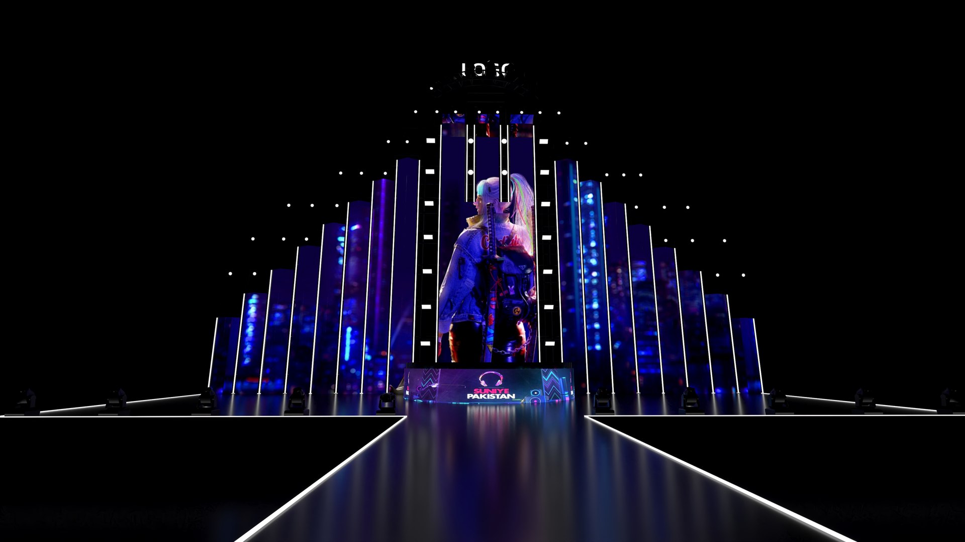 Outdoor Stage Model - TurboSquid 2220305