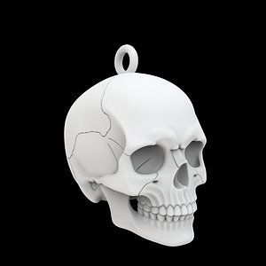 3D model Skeleton Keychain 3D Print Model