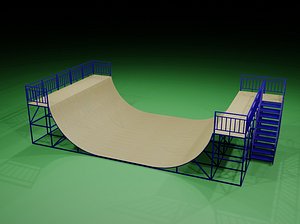 skate ramp 3d model