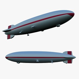 3D zeppelin-airship model