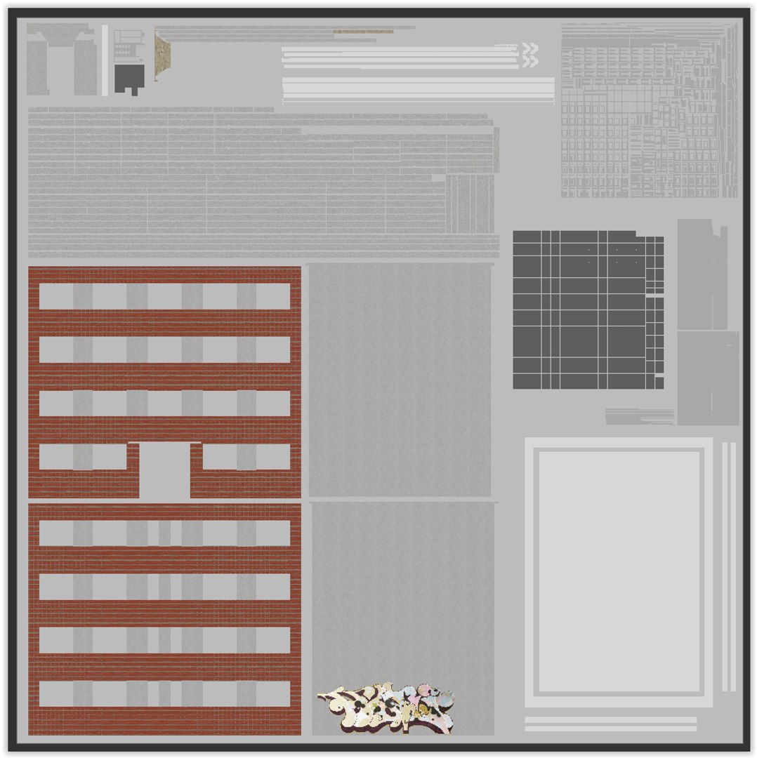 Apartment building with graffiti 3D model https://p.turbosquid.com/ts-thumb/Mm/7G8Spl/6Y/screenshot062424at08.31pm/png/1719253988/1920x1080/fit_q87/8ab0347ca5caf8c9d964b63a4da6b77b32ff417c/screenshot062424at08.31pm.jpg