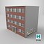 Apartment building with graffiti