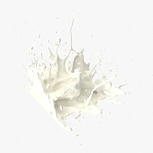 3D Milk Splash 21 model