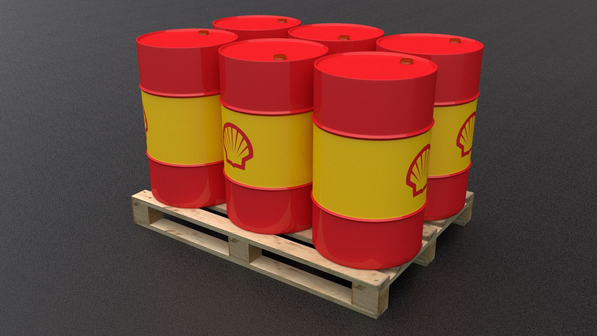 3D Shell Barrel Pallet - TurboSquid 1566780