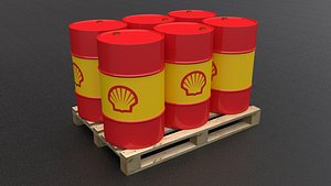 3D shell barrel pallet