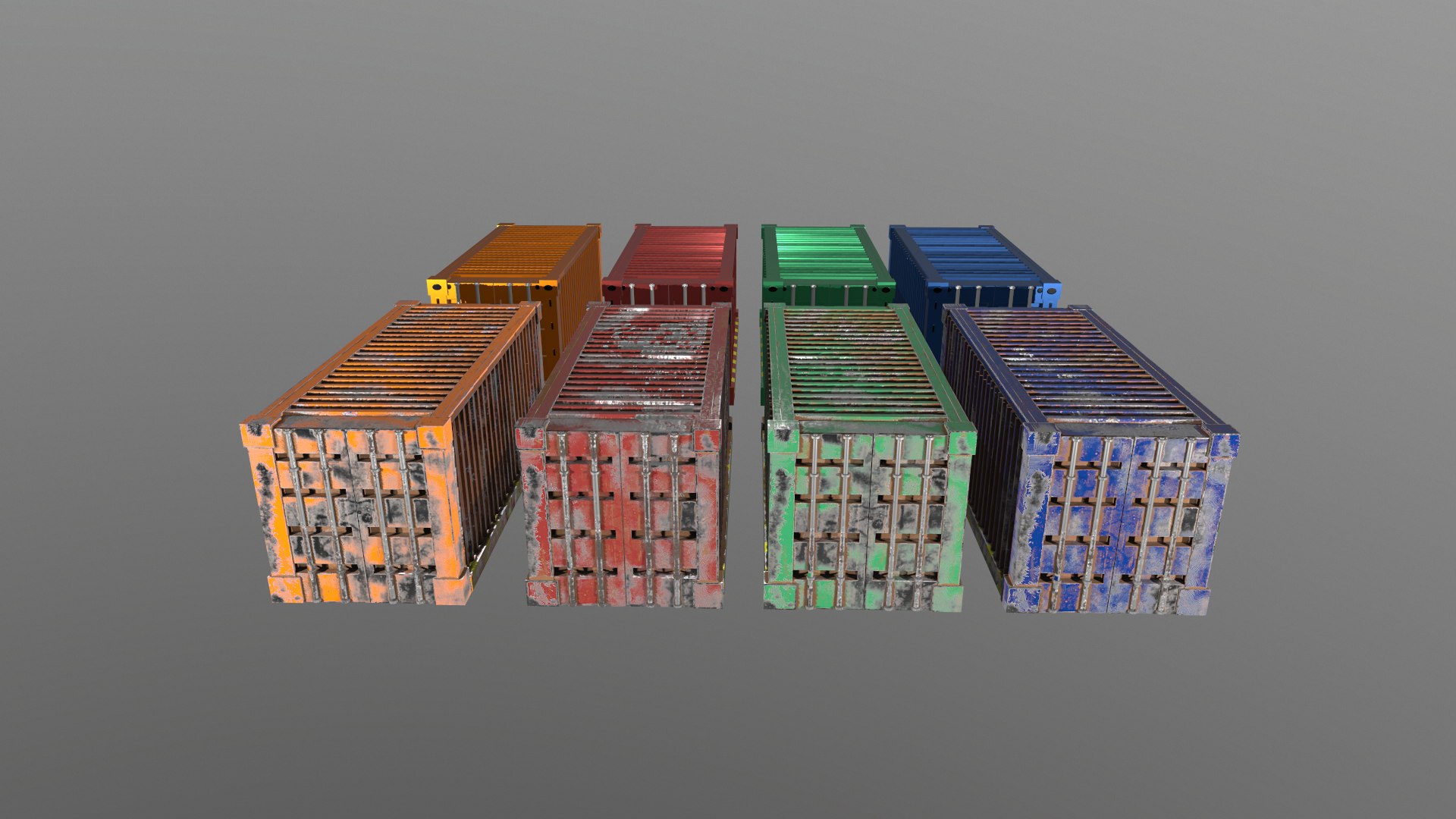 Conteiners Model - TurboSquid 2215234