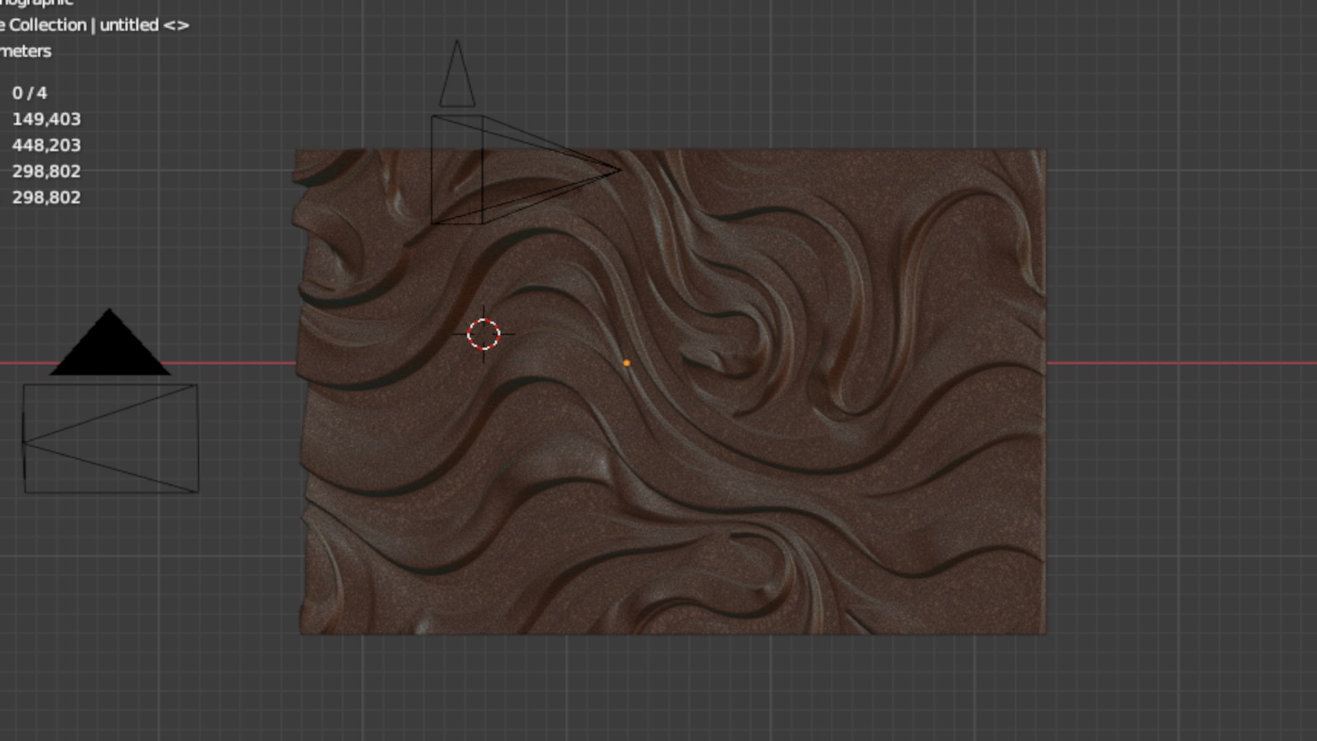 Modern Panel Wall Decor Set Wall Relief Mural CNC 75 3D Model