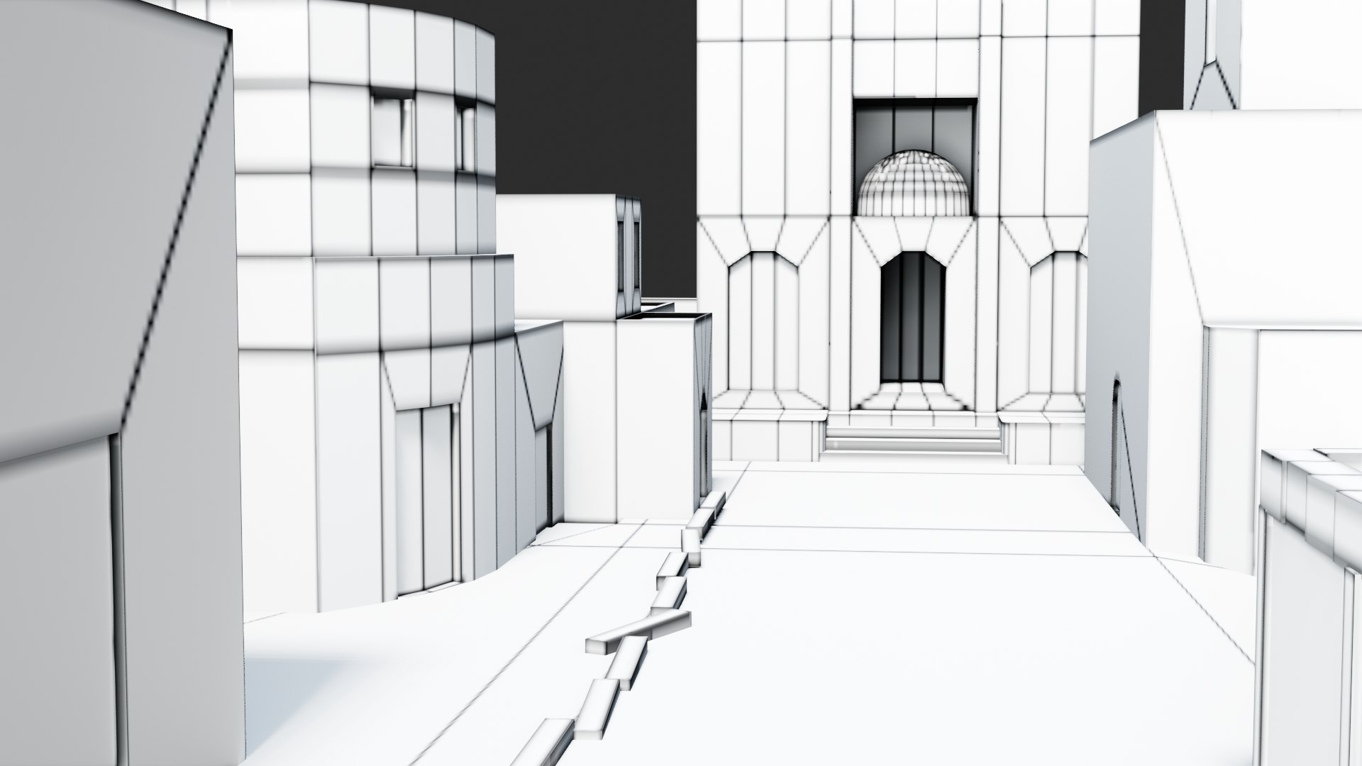 Simple Buildings 3D - TurboSquid 1660174