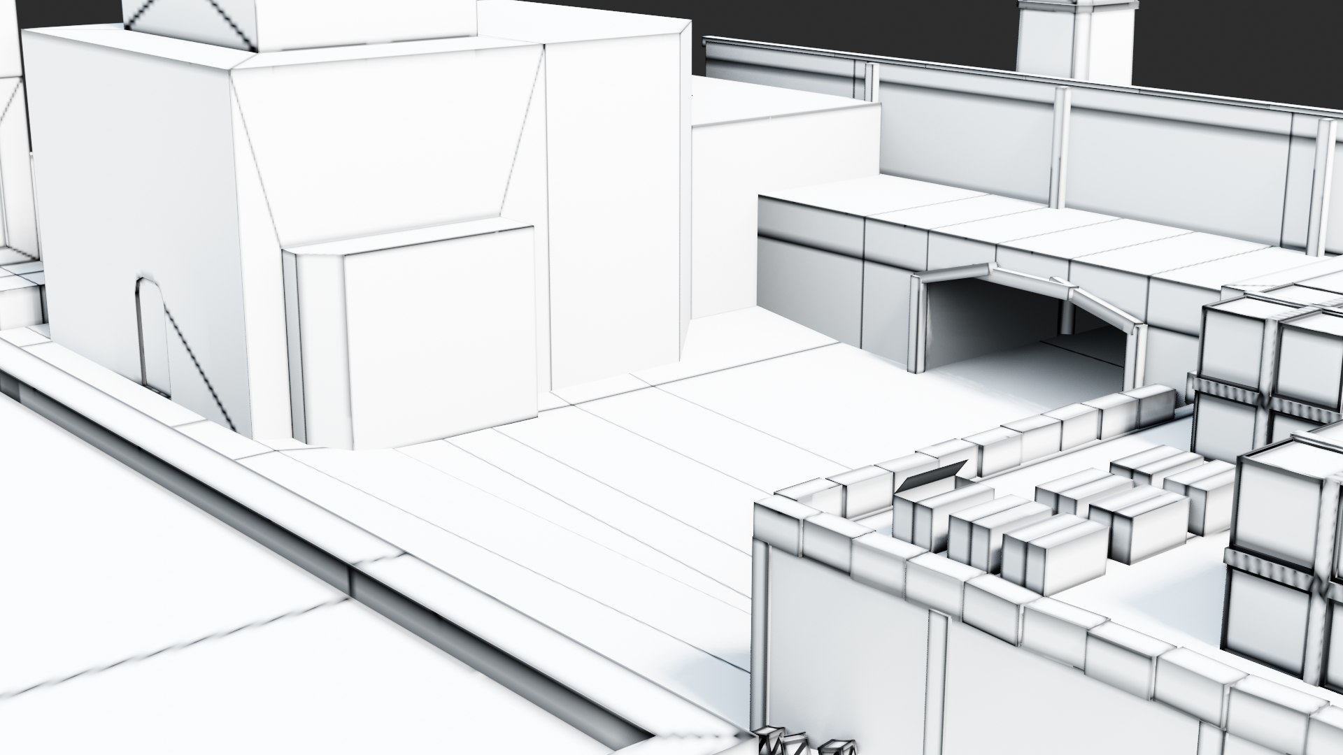 Simple Buildings 3D - TurboSquid 1660174