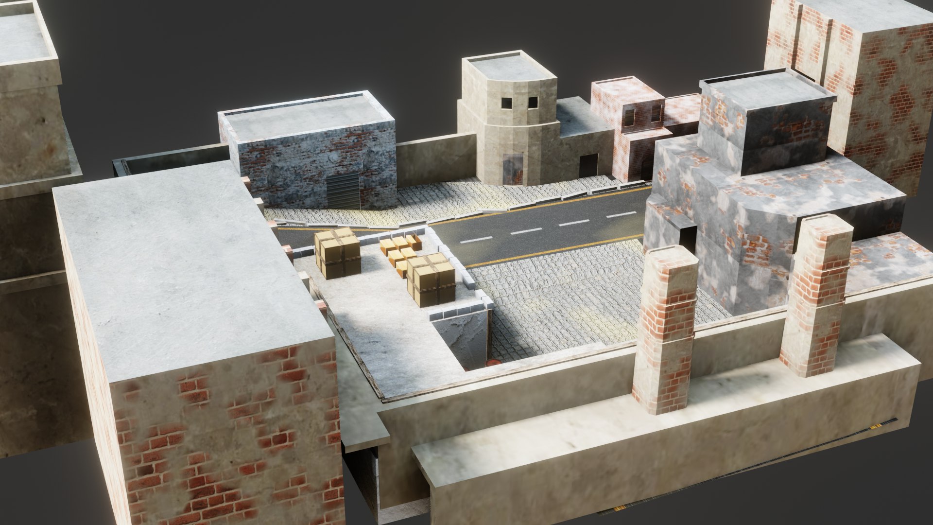 Simple Buildings 3D - TurboSquid 1660174