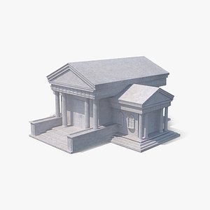 3D Greek Temple Building