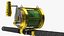 EatMyTackle 80 Wide 2Speed Fishing Reel Турнирное удилище Bue Marlin