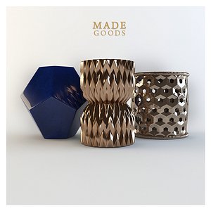 ceramic stool madegoods 3d model