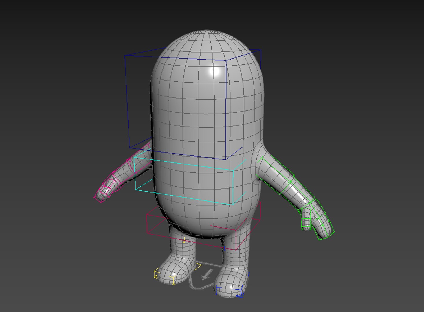 3D Rigged Capsule Man Character - TurboSquid 1609715