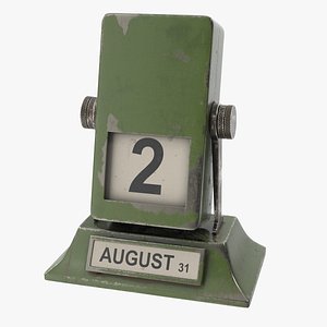 3D model Vintage Desk Calendar