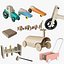 Collection de jouets en bois