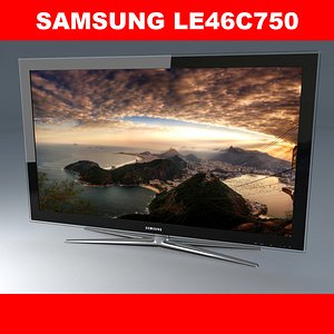 tv samsung le46c750 3d 3ds