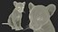 Black Panther Cub Sitting Pose