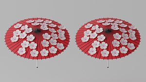 3D Cartoon Japanese Umbrella Collection 1