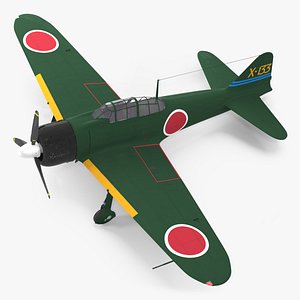 A6M Zero WWII Fighter Aircraft