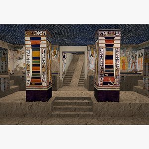 Tomb of Queen Nefertari 3D model