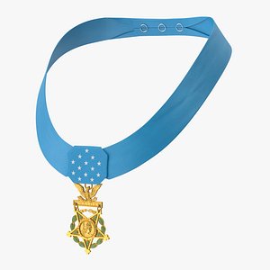 3D medal honor army worn model