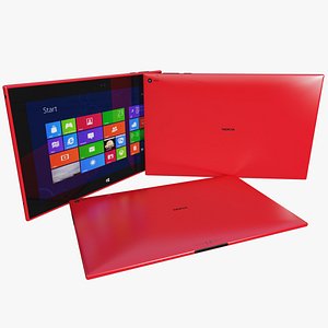 nokia lumia 2520 3d model