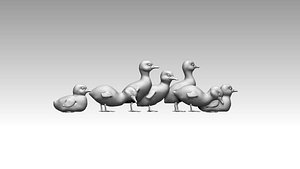 duckling duck 3D