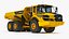 3D Articulated Truck VOLVO A25G Rigged model