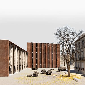 theater gallery 3D model