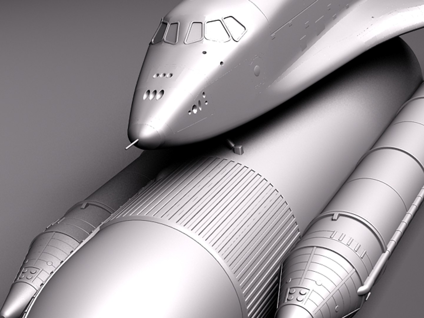 3d Space Shuttle Spacecraft Spaceship Model