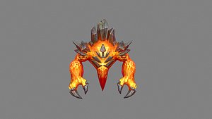 3D Cartoon Balrog - stone monster - rock devil