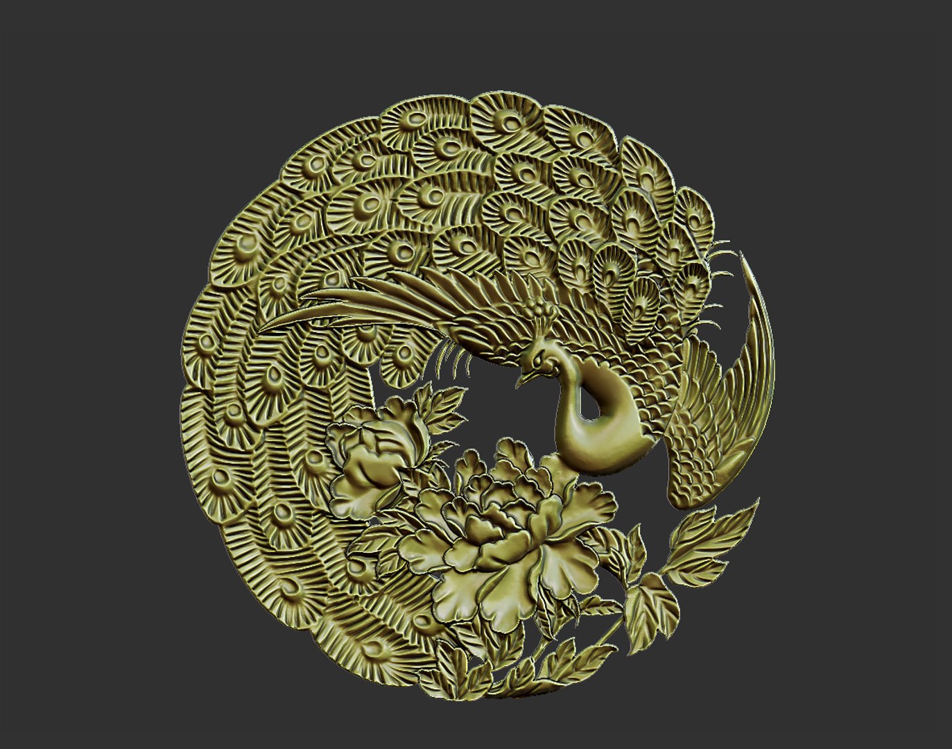 3D model relief pendant jewelry - TurboSquid 1608843