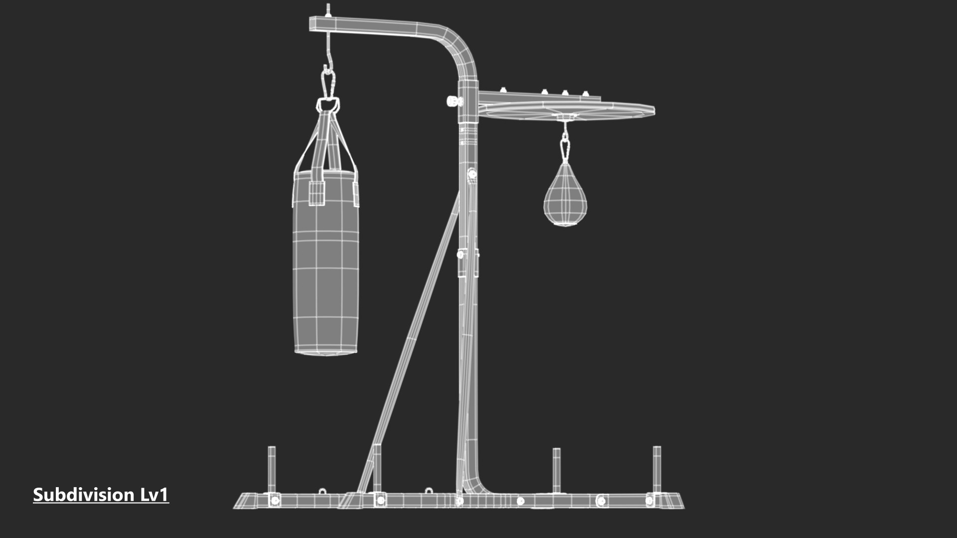 3D Boxing Station - TurboSquid 2045578